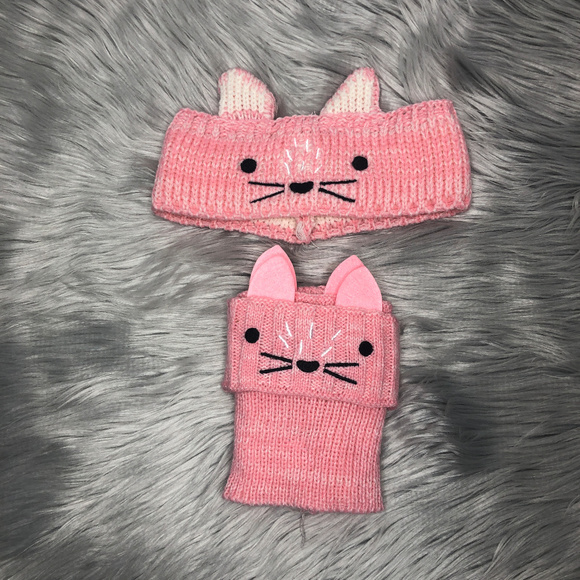 Gertex Other - Kids Knit Headband & BootCuffs - Kitty
